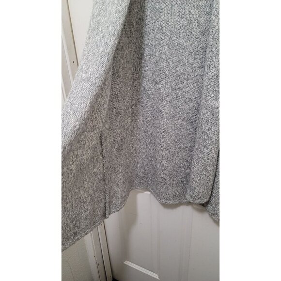 Eddie Bauer Womens Heather Gray Shawl Collar Knit Cardigan Sweater L/XL - Picture 7 of 10